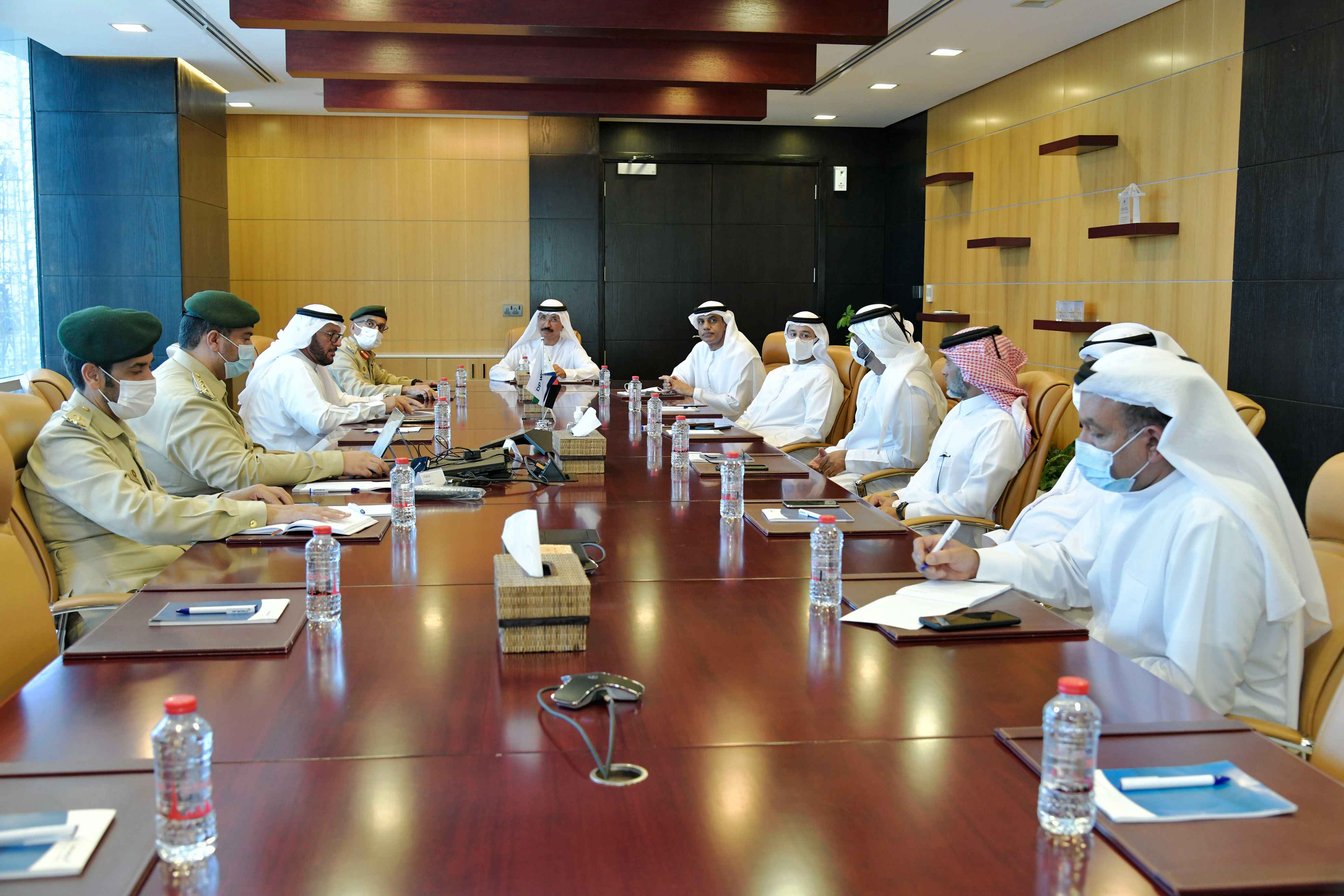 اجتماع بين رئيس المؤسسة وشرطة دبي-1